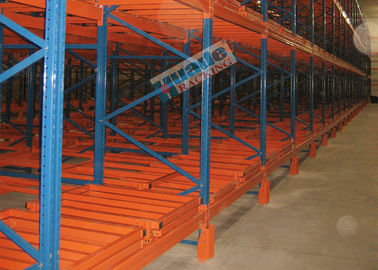 1500 Kg Max Load Material Handling Racks Storage Push Back Racking For Freezers